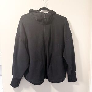 Old Navy Cozy Black Fleece Jacket